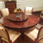 E-10 Round Dining table & chairs 