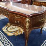 French style Desk Glass Top72x35x32.5