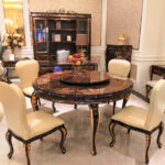 E-70-1 Round Dining Table 59.06" W x 59.06" D x 30.71" H