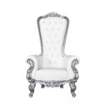 King Throne chair 68.14'' H x 36.5'' W x 29'' D 
Seat  16'' H x 20.5'' W x 22'' D