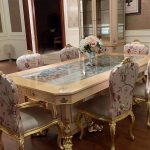 E-76 Long Dining Table 93.7" W x 47.24" x 30.3" H
