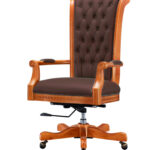 HO-265 Executive Chair Brown 27.17" W x 28.35" D 51.57" H