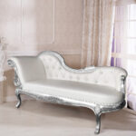 INF-KW01 Silver Left Chaise Lounge 72.8" W x 29.6" D x 45.3" H