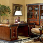 E10 writing desk & executive chair  Desk ,76.8x39.4x31.1,/ Bookcase 6 door   108.3x18.9x78.3, Executive Chair ,28.3x33.9x42.5