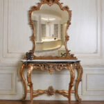 FON-116G / FON-0453 CONSOLE 52"X16.5"X33.25" ANTIQUE GOLD
FON-246G MIRROR 44X2.36X37 