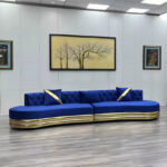 Blue Sectional Sofa-2