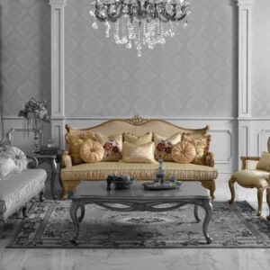 008 Sofa and Two Chairs Set