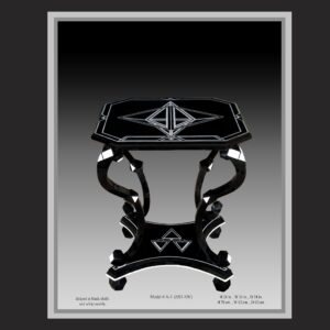 SST-BP Diamond-Top Mother of Pearl End Table