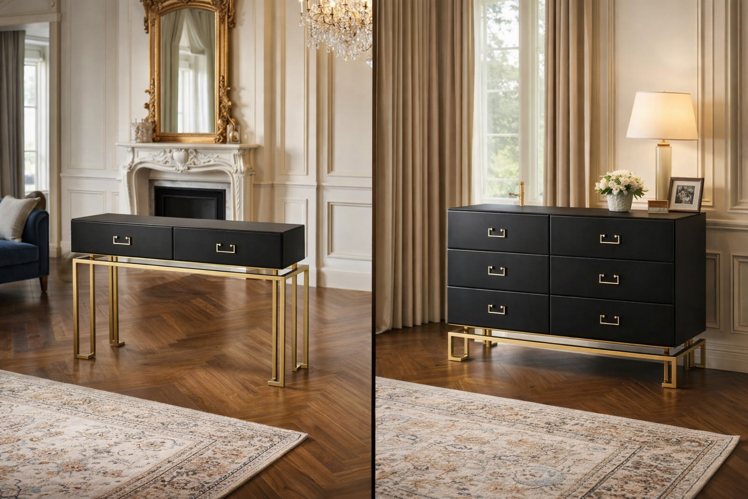 KA-3501-02 Console and Dresser Set