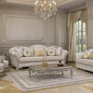 026 6-Piece Silver Living Room Set
