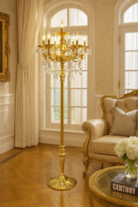 69016 Floor Lamp 24" W X 24" D X 59" H