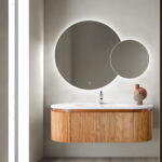 BTH-012 Vanity 59.05" W x 20.7" D x 15.7" H Mirror 55.1" W x 31.5" H