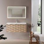 BTH-154 Vanity 39.4" W x 20.7" D x 15.7" H Mirror 38.6" W x 27.5" H