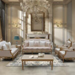 INFSG-056 6-Piece Living Room Set (3-Seat Sofa: 83.5" W x 32.7" D x 48.4" H 2-Seat Sofa 65.4" W x 32.7" D x 48.4" H Single Sofa 35.8" W x 32.7" D x 46.9" H Coffee Table 55.1" L X 31.5" D X 20.1" H End Table 27.2" W X 27.2" D X 24" H)